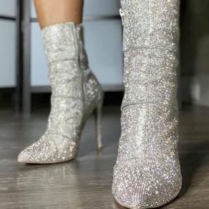 Steve Madden bling booties